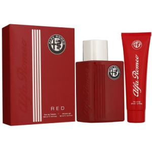 Alfa Romeo Red 125 ml Eau de Toilette EDT & 90 ml Duschgel Showergel