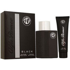Alfa Romeo Black 125 ml Eau de Toilette EDT & 90 ml Duschgel Showergel