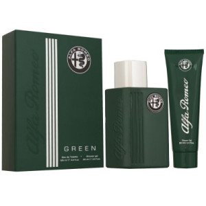 Alfa Romeo Green 125 ml Eau de Toilette EDT & 90 ml Duschgel Showergel