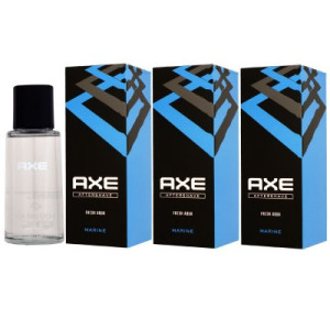 Axe Marine Fresh Aqua 3 x 100 ml After Shave Lotion Rasur Pflege