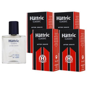 Hattric Classic After Shave 4 x 100 ml Rasierwasser