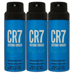 Cristiano Ronaldo CR7 Play It Cool 3 x 150 ml Deospray Deo Spray Body Spray