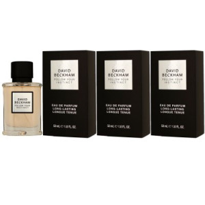 David Beckham Follow Your Instinct 3 x 50 ml Eau de Parfum EDP