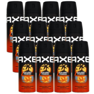 Axe Sunset Fresh 12 x 150 ml Deospray Deodorant Deo Spray Deodorant Spray