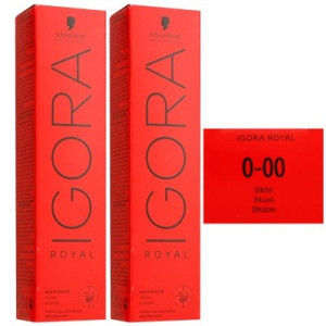 Schwarzkopf Igora Royal 2 x 60 ml 0-00 Diluter Haarfarbe Cremefarbe