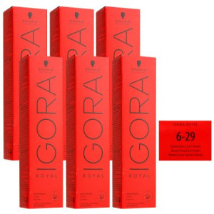 Schwarzkopf Igora Royal 6 x 60 ml 6-29 Dunkelblond Asch Violett Haarfarbe