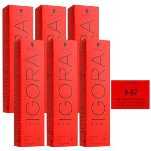 Schwarzkopf Igora Royal 6 x 60 ml 9-67 Extra Hellblond Schoko Kupfer Beige