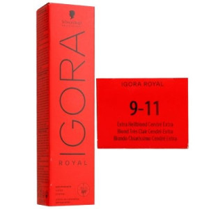 Schwarzkopf Igora Royal 60 ml 9-11 Extra Hellblond Cendre Extra Haarfarbe