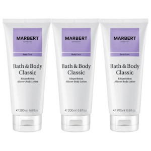 Marbert Bath & Body Classic 3 x 200 ml Bodylotion Body Lotion Körperlotion
