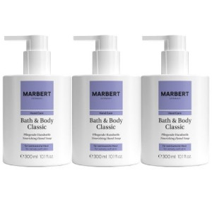 Marbert Bath & Body Classic 3 x 300 ml Flüssigseife Handseife