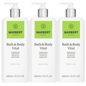 Marbert Bath & Body Vital 3 x 400 ml Bodylotion Body Lotion Körperlotion