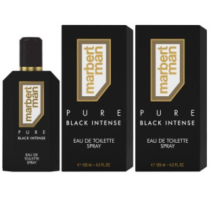 Marbert Man Pure Black Intense 2 x 125 ml Eau de Toilette EDT Herrenduft