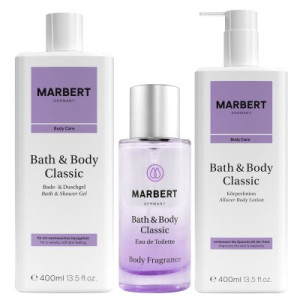 Marbert Bath & Body Classic 50 ml EDT & 400 ml Showergel & 400 ml Bodylotion