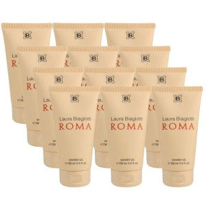 Laura Biagiotti Roma 12 x 150 ml Showergel Duschgel Shower Gel