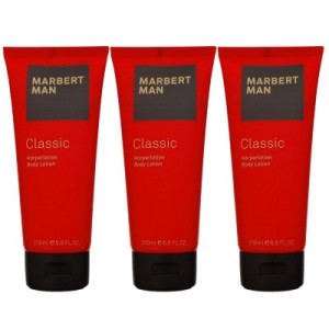Marbert Man Classic 3 x 200 ml Bodylotion Körperlotion Body Lotion