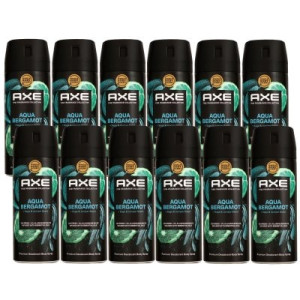 Axe Fine Fragrance Collection Aqua Bergamot 12 x 150 ml Deospray Deodorant
