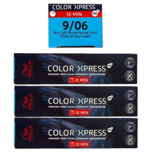 Wella Color Xpress 3 x 60 ml 9/06 lichtblond natur violett Haarfarbe