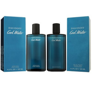 Davidoff Cool Water Man - Men 125 ml Eau de Toilette & 125 ml Aftershave