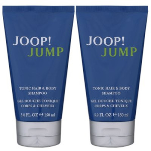 Joop Jump 2 x 150 ml Tonic Hair & Body Shampoo Duschgel für Körper & Haar