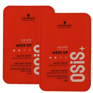Schwarzkopf Osis Mess up matt Gum 2 x 100 ml Matte Wax Paste