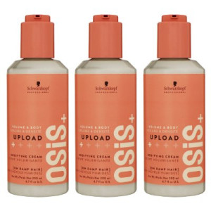 Schwarzkopf Osis Upload 3 x 200 ml Föhn Volumencreme