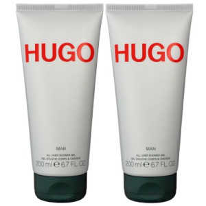 Hugo Boss Hugo Man 2 x 200 ml All Over Shower Gel Duschgel Showergel