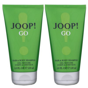 Joop Go 2 x 150 ml Hair & Body Shampoo Showergel Shower Gel Duschgel