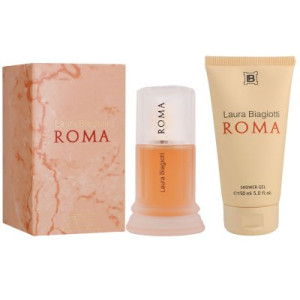 Laura Biagiotti Roma 50 ml Eau de Toilette EDT & 150 ml Duschgel Showergel