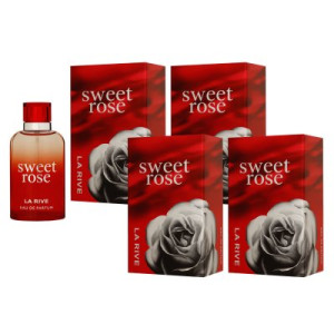 La Rive Sweet Rose 4 x 90 ml Eau de Parfum EDP Damenparfum