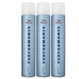 Wella Performance Haarspray 3 x 500 ml -Stark
