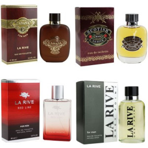 La Rive Mix Cabana - Scotish - Red Line - Grey Point 4 x 90ml Eau de Toilette EDT