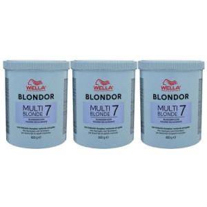 Wella Blondor Multi Blonde Powder 3 x 800g Pulver Blondierung Blondierpulver