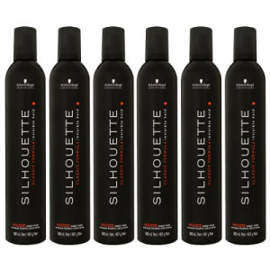 Schwarzkopf Silhouette Classic Formula 6 x 500 ml Mousse Haarschaum starker Halt