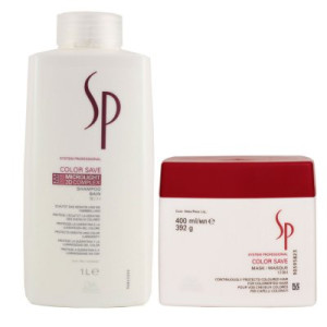 Wella SP Color Save Shampoo 1000 ml & 400 ml Haarmaske
