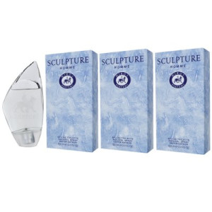 Nikos Sculpture Homme  3 x 100 ml Eau de Toilette EDT