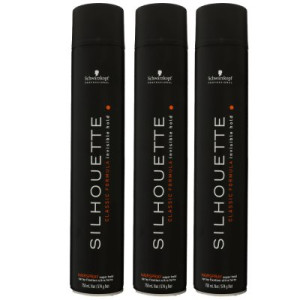 Schwarzkopf Silhouette Classic Formula 3 x 750 ml Haarspray starker Halt