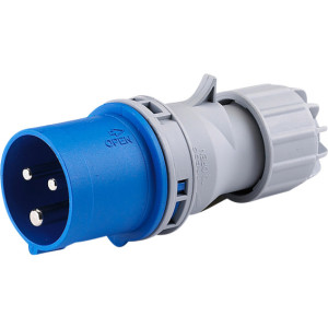 Namron StÃ¸psel 16A 2P+J 230V 6H IP44. 216-6 - 1504900