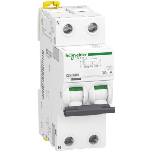 Schneider Electric Jordfeilautomat Acti9 iC65 RCBO 2P C 10A 30mA - 1602306