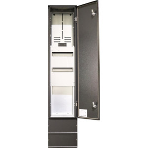 TKS Tilknytningsskap ferdigkoblet 230V Smal H150 Sort EFA - 1710426