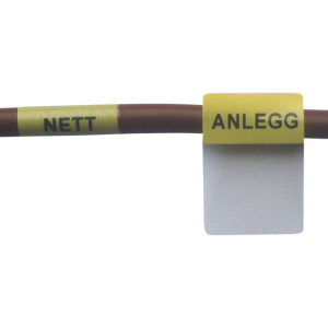 JFKnudtzen MÃ…LERSLÃ˜YFEMERKING NETT/ANLEGG GUL 25,4X36,5 - 1864001