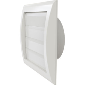 Flexit Lamellventil FW 100 m/stuss Hvit - 400083
