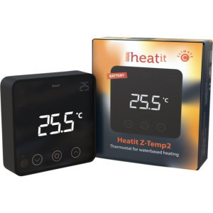 Heatit - Z-Wave - Z-Temp2 Black - 4512667