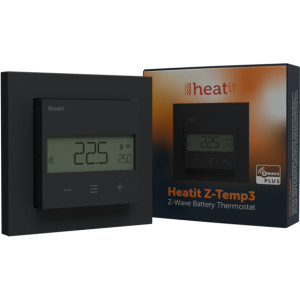 Heatit Z-wave - Z-Temp3 Black - 4512691