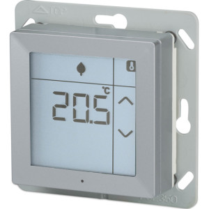xComfort RC-Touch, Matt sÃ¸lv uten ramme - 4560789