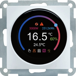 Namron Zigbee Edge Termostat - Hvit - 4566702