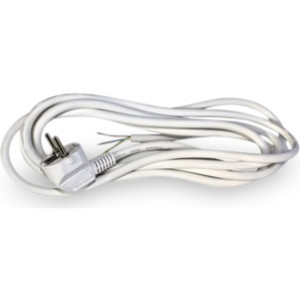 GrÃ¸ntKlima AS Nettkabel m/plugg 7M 3G1,5mm2, hvit IP44 - 4900757