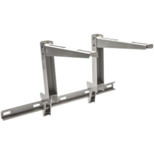 GrÃ¸ntKlima AS Veggkonsoll ZHK480P Premontert Med Skinne 100kg Hvit - 4900793
