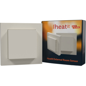 Heatit - Ekstern Romsensor - Hvit 9010 - 5430132