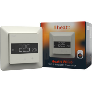 Heatit WiFi6 Thermostat White RAL9010 - 5430541