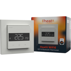 Heatit WiFi6 Thermostat White RAL9003 - 5430542
